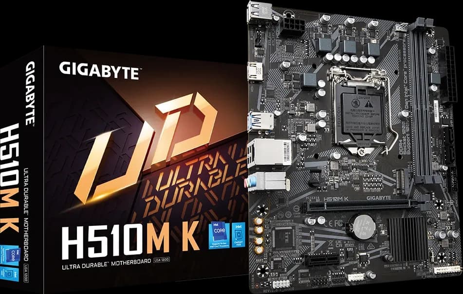 MB LGA1200 Gigabyte H510M K,2xDDR4,10xUSB,2xSATAIII,mATX,M.2,PCIe16x,PCIE, HDMI
