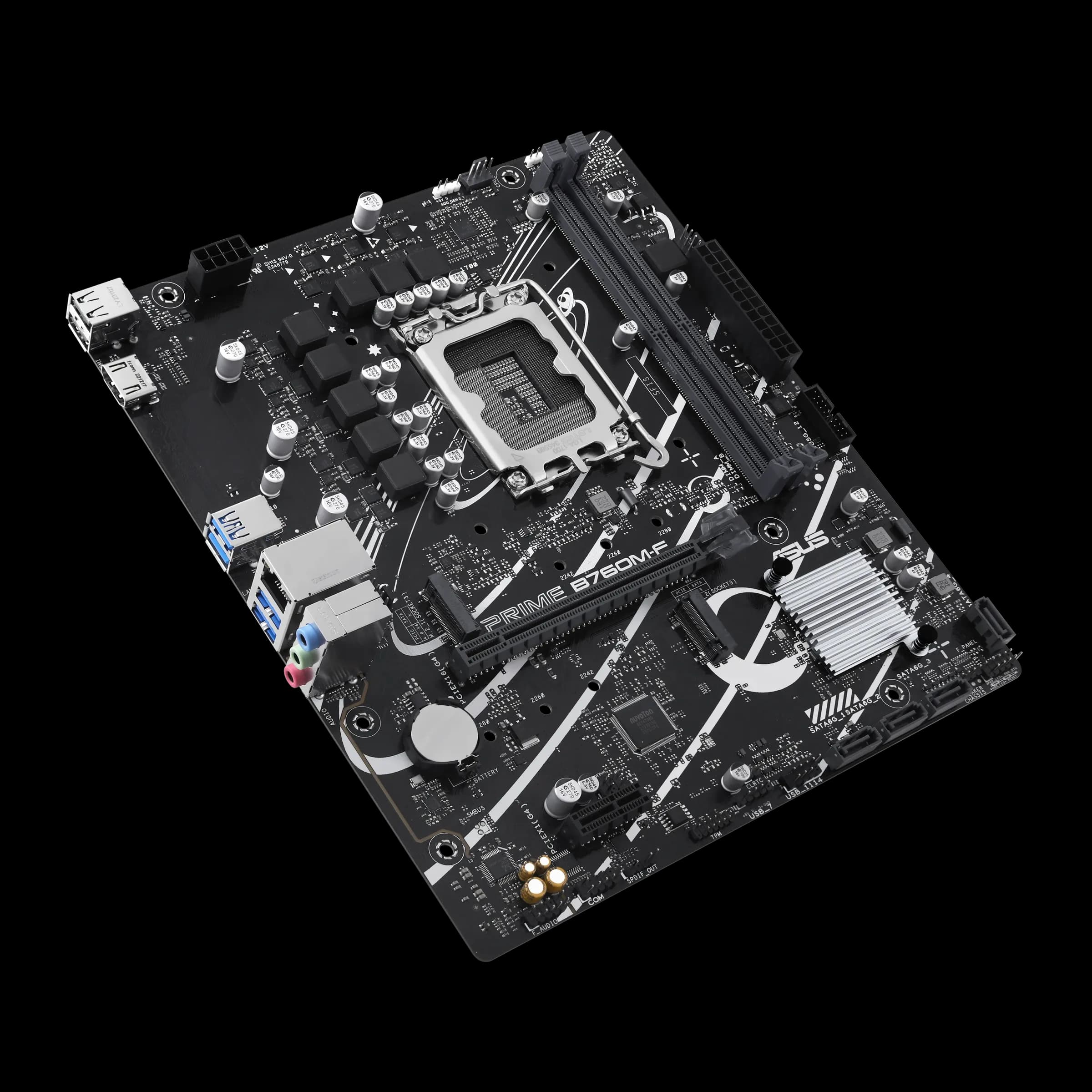 MB LGA1700 ASUS B760M-F,2xDDR5,6xUSB,2xM.2,4xSATAIII,mATX,PCIe16x, PCIe1x HDMI