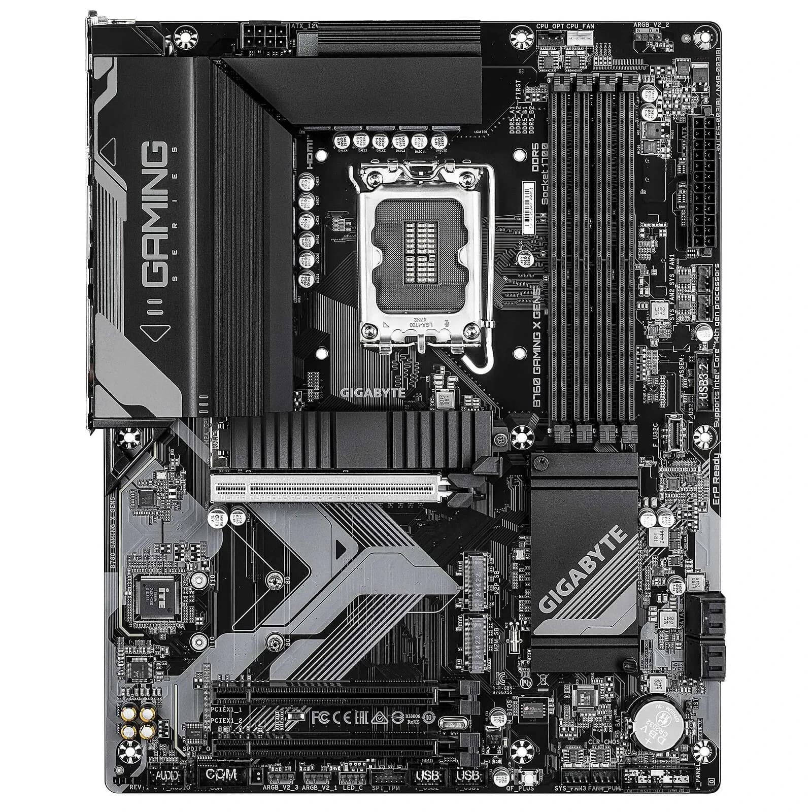 MB LGA1700 GIGABYTE B760 GAMING X GEN5,4xDDR5,15xUSB,4xSATAIII,ATX,M.2,PCIe16x, 2PCIe1x, HDMI,DP