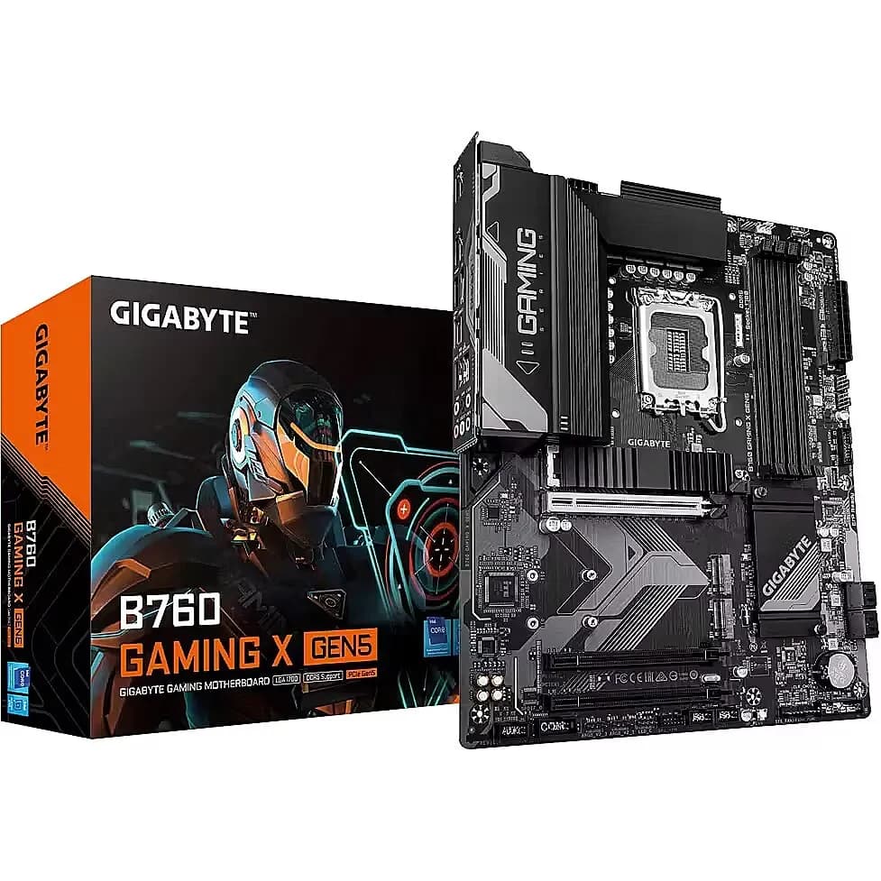 MB LGA1700 GIGABYTE B760 GAMING X GEN5,4xDDR5,15xUSB,4xSATAIII,ATX,M.2,PCIe16x, 2PCIe1x, HDMI,DP