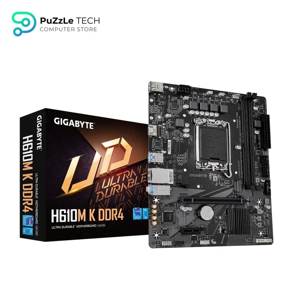 MB LGA1700 GIGABYTE H610M K,2xDDR5,6xUSB,2xSATAIII,mATX,M.2,PCIe16x, PCIe1x,HDMI,DP