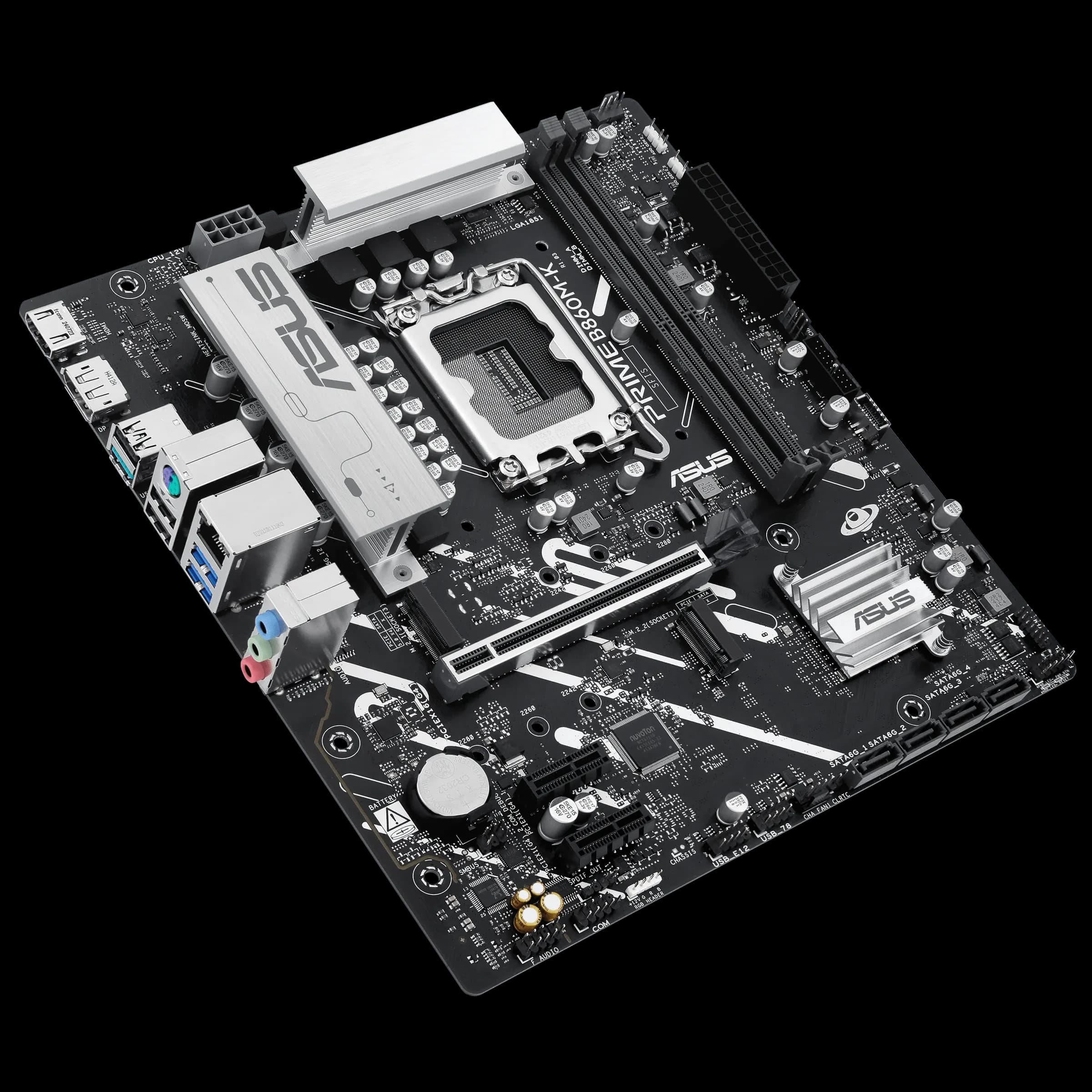 MB LGA1851 ASUS B860M-K,2xDDR5,13xUSB,mATX,2xM.2, 4xSATA, PCIe16x, 2PCIe4x, HDMI,DP