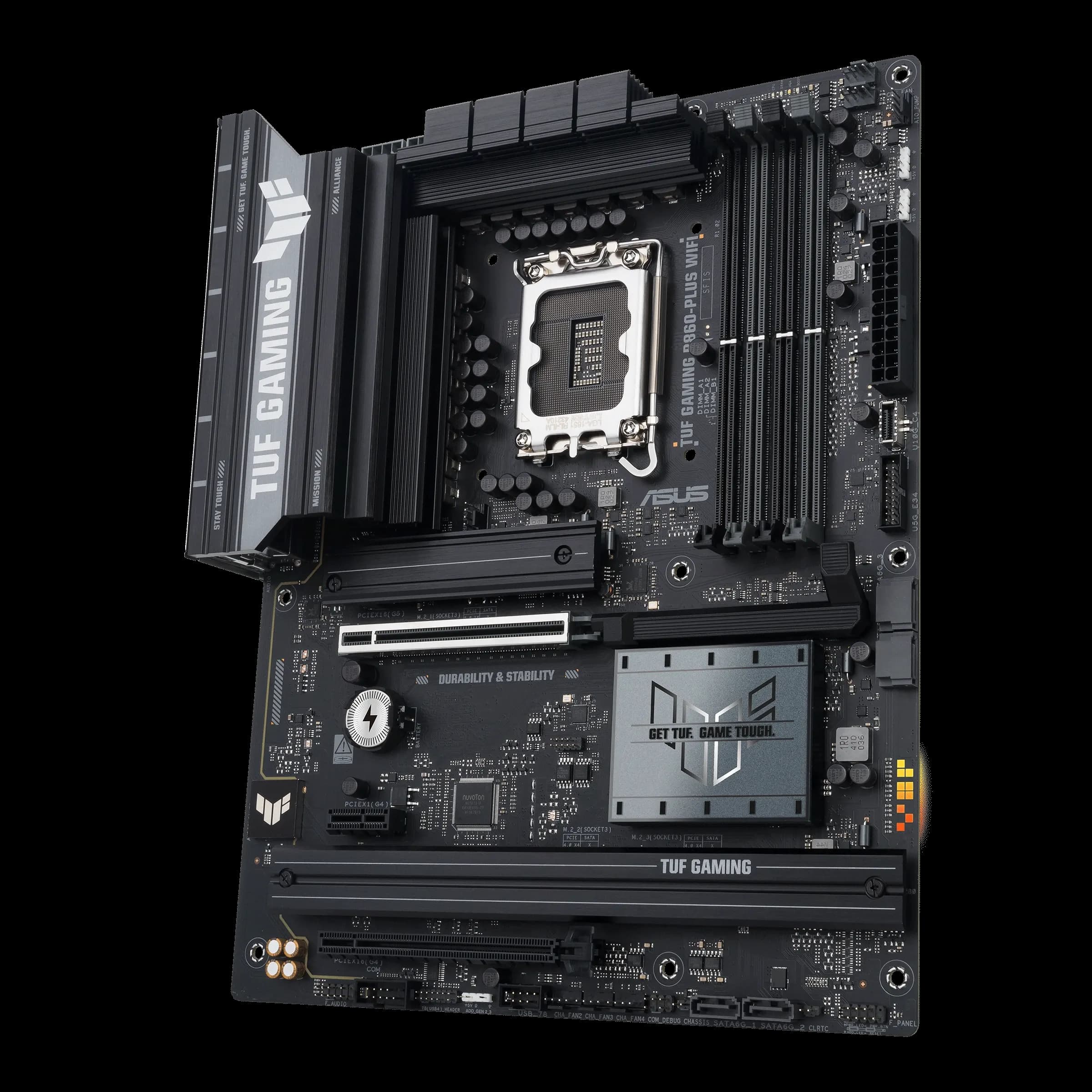 MB LGA1851 ASUS TUF GAMING B860-PLUS WIFI,4xDDR5,13xUSB,ATX,3xM.2, 4xSATA, 2PCIe16x,PCIe1x HDMI,DP