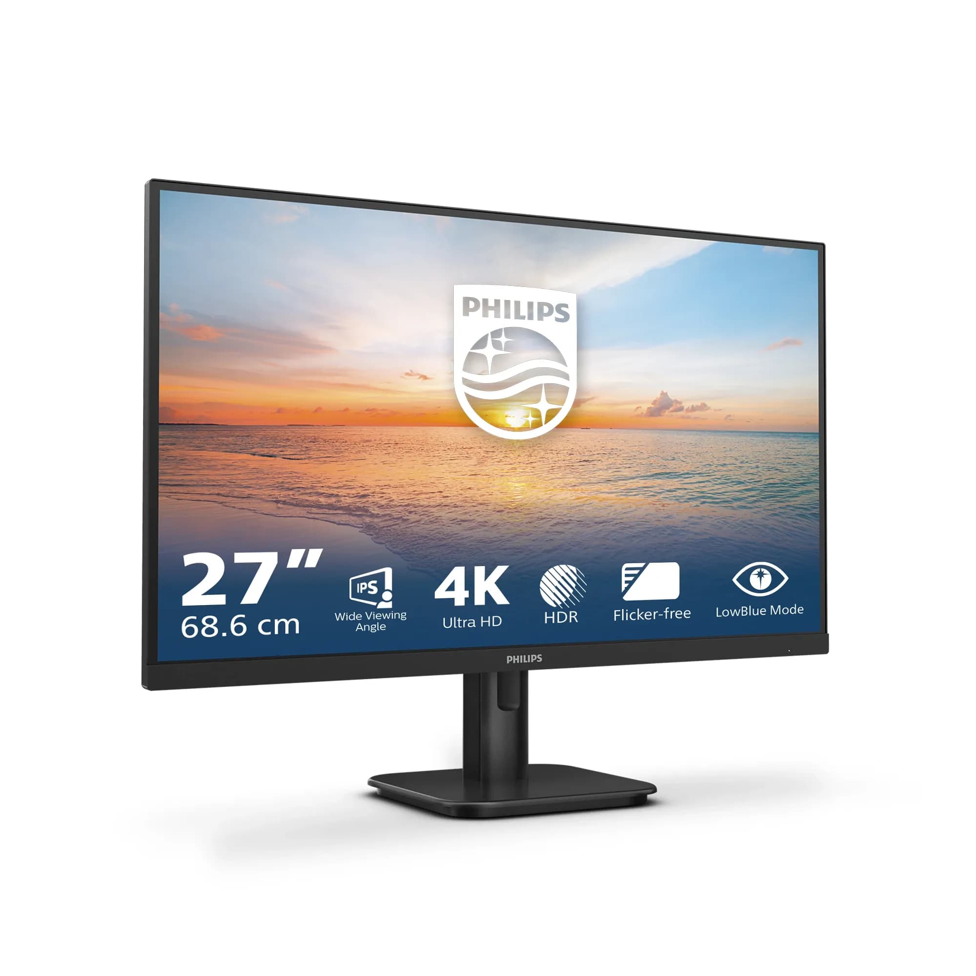 PHILIPS 27" 27E1N1800A IPS 4K UHD LED WIDE 3840x2160 10000000:1 350cd/m2 4ms 2xHDMI, DP