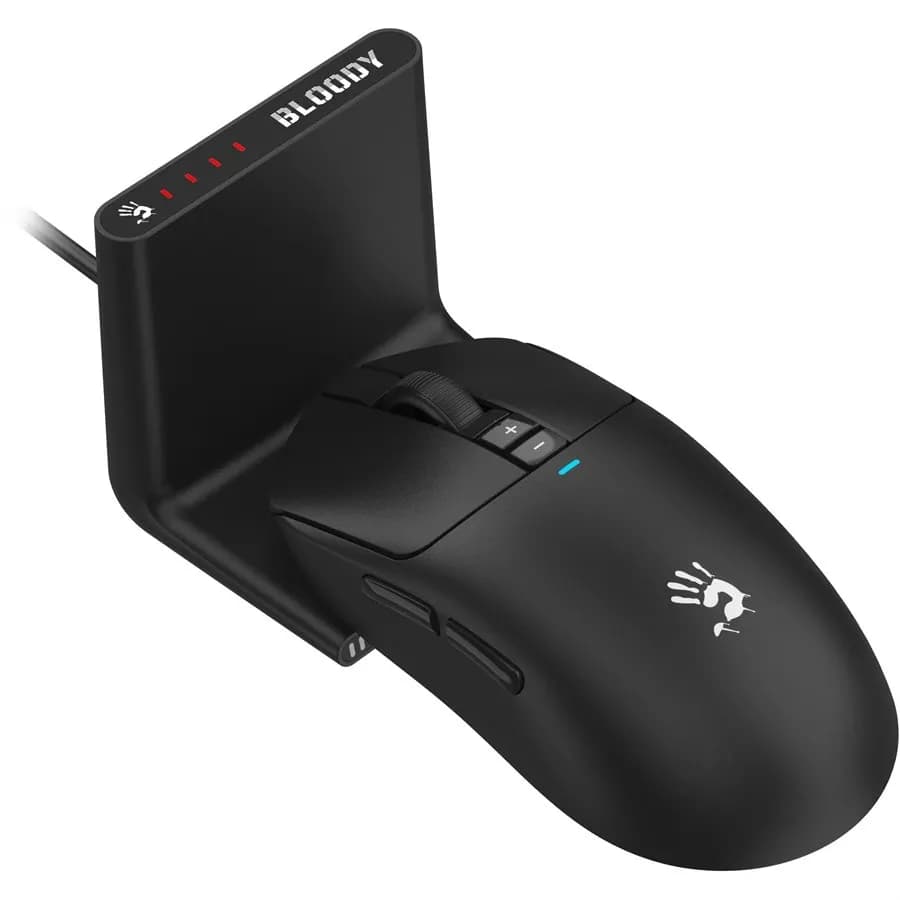 Мышь A4Tech Bloody R72 Pro Duo, чёрная, Радиоканал (USB-приёмник)