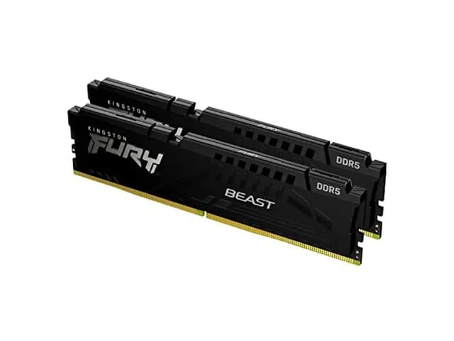 DDR5 16GB (2x8GB) PC-44800 (5600MHz) KINGSTON FURY BEAST BLACK EXPO KF556C36BBEK2-16