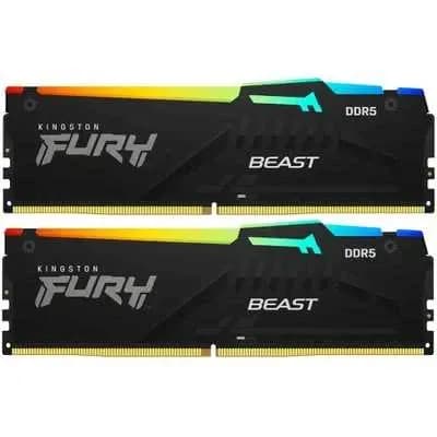 DDR5 16GB (2x8GB) PC-48000 (6000MHz) KINGSTON FURY BEAST RGB EXPO KF560C30BBEAK2-16