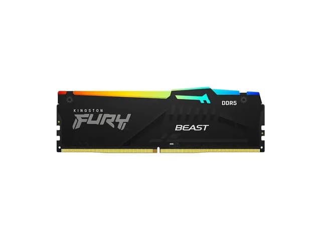 DDR5 16GB PC-44800 (5600MHz) KINGSTON FURY BEAST RGB EXPO KF556C36BBEA-16
