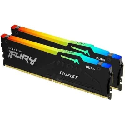 DDR5 32GB (2x16GB) PC-44800 (5600MHz) KINGSTON FURY BEAST RGB EXPO KF556C36BBEAK2-32