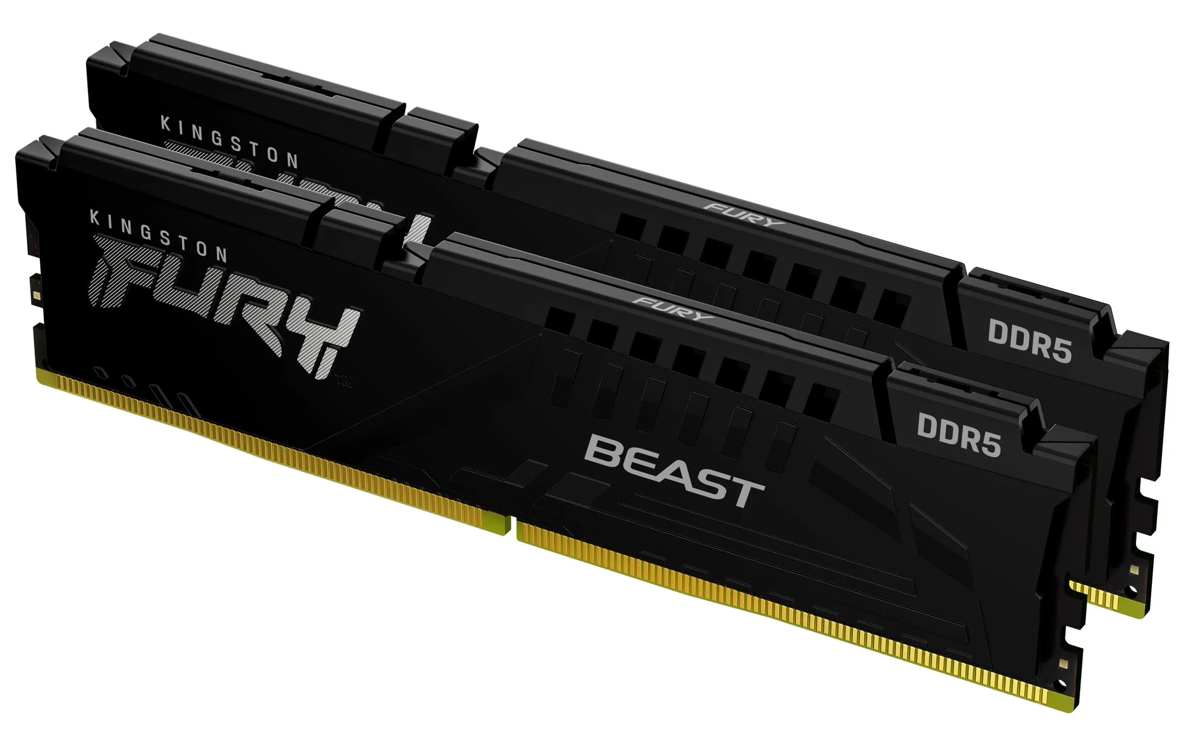 DDR5 32GB (2x16GB) PC-48000 (6000MHz) KINGSTON FURY BEAST BLACK EXPO KF560C30BBEK2-32