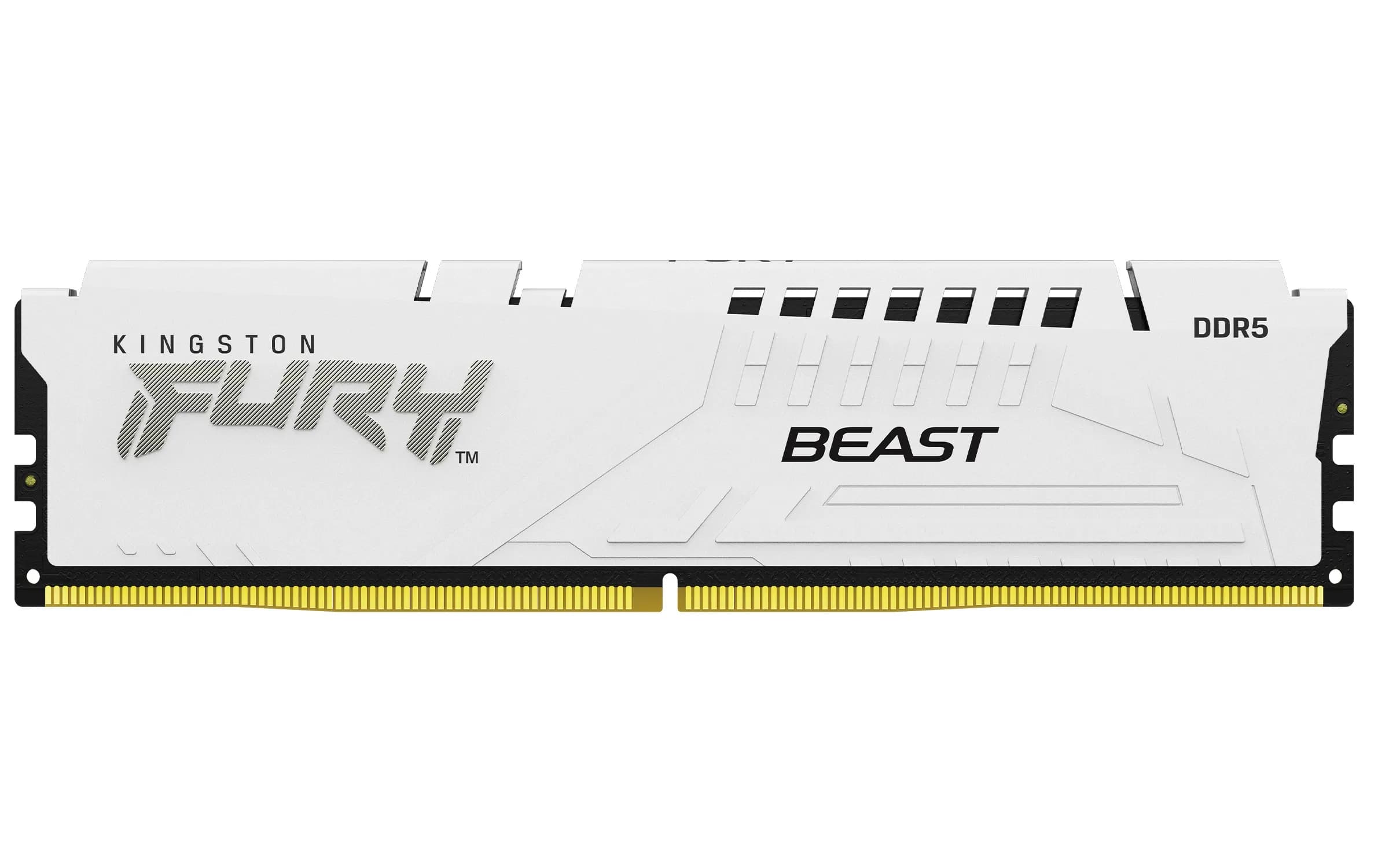 DDR5 32GB (2x16GB) PC-48000 (6000MHz) KINGSTON FURY BEAST WHITE EXPO KF560C30BWEK2-32