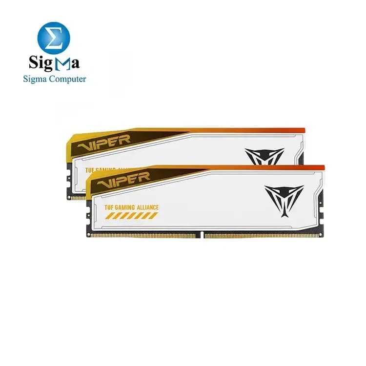 DDR5 48GB (2x24GB) PC-48000 (6000MHz) PATRIOT EP VIPER ELITE 5 RGB TUF GAMING WHITE PVER548G60C36KT