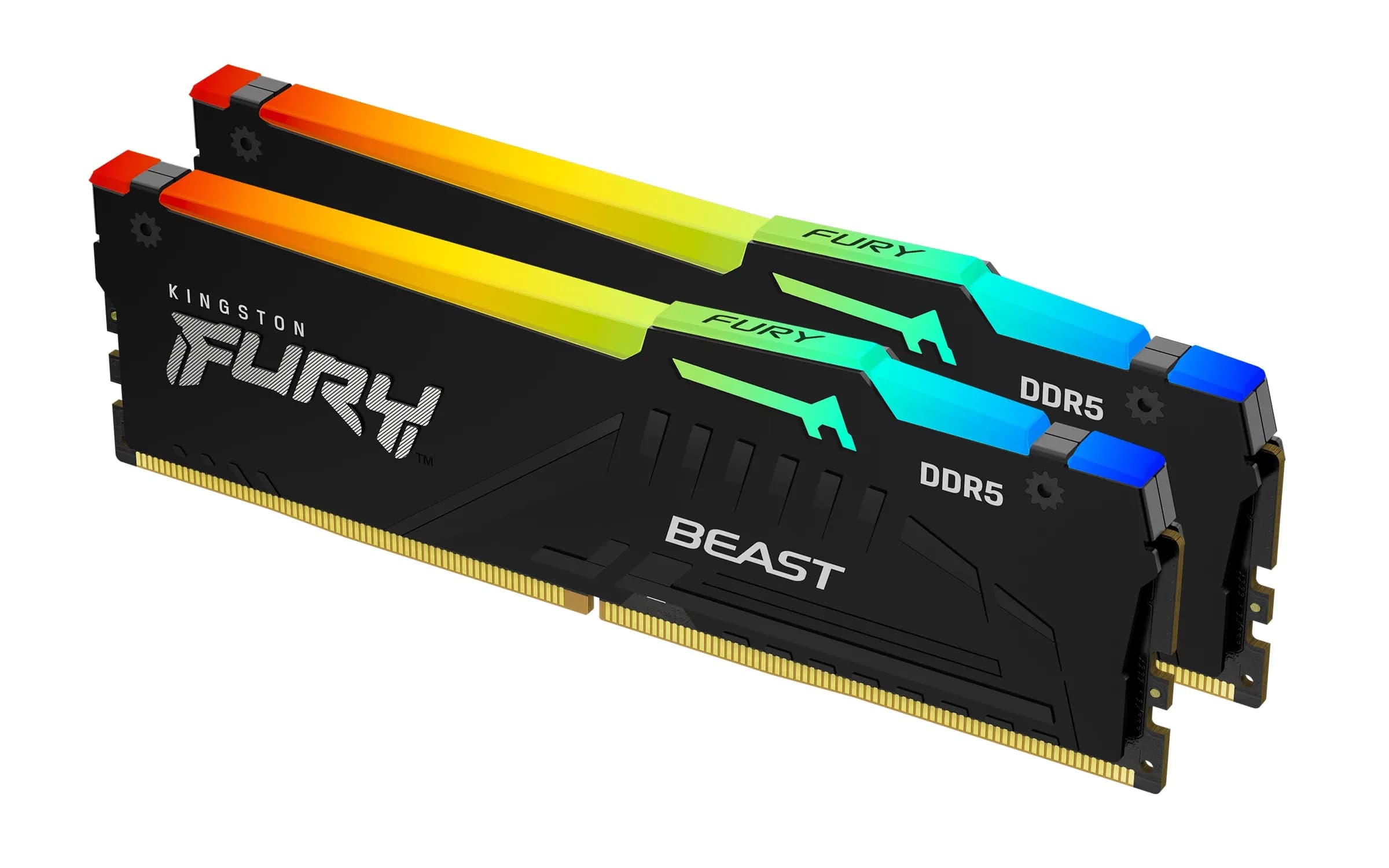 DDR5 64GB (2x32GB) PC-44800 (5600MHz) KINGSTON FURY BEAST RGB EXPO KF556C36BBEAK2-64