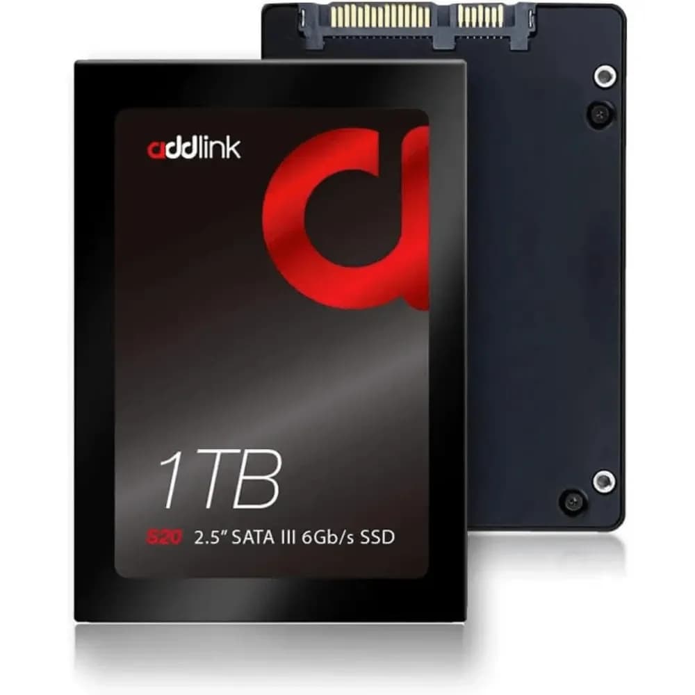 Addlink S20 1TB 2.5" 3D NAND SATAIII 6Gb/s R/W Speed up to 500/450 MB/s [ad1TBS20S3S]