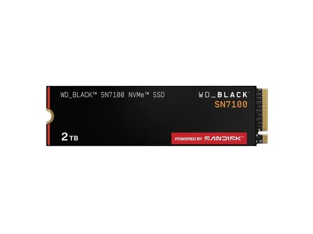 Western Digital BLACK SN7100 2TB PCIe NVMe Gen4x4 M.2 2280 [WDS200T4X0E]