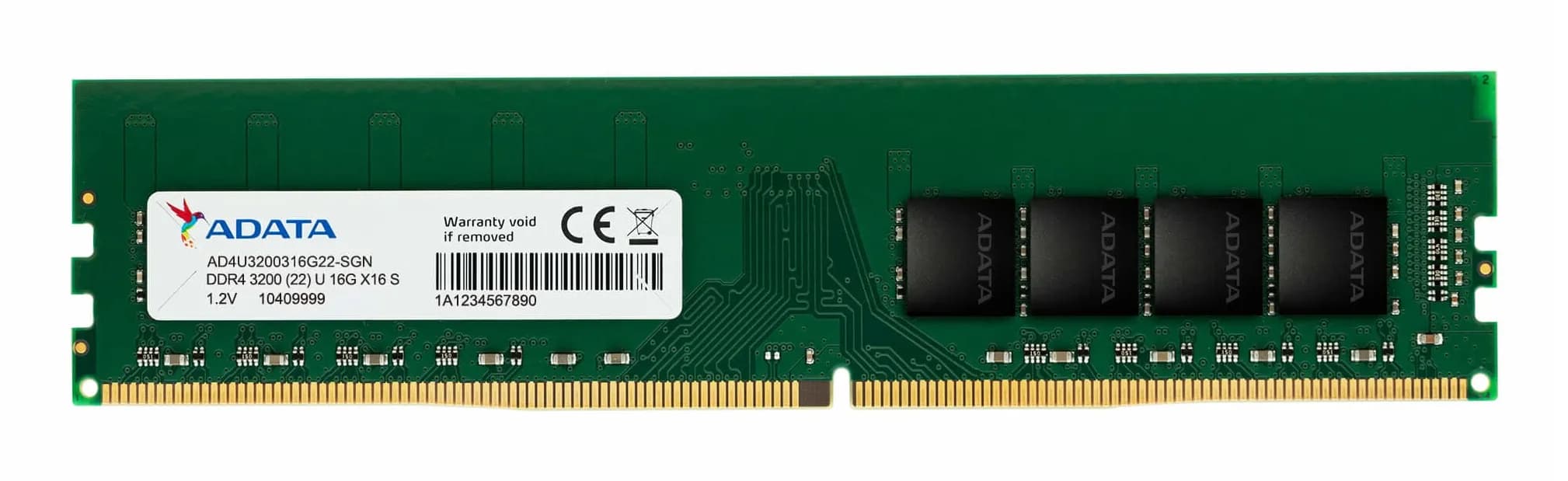 ADATA Premier модуль памяти 16 GB 1 x 16 GB DDR4 288-pin DIMM [AD4U320016G22-SGN]