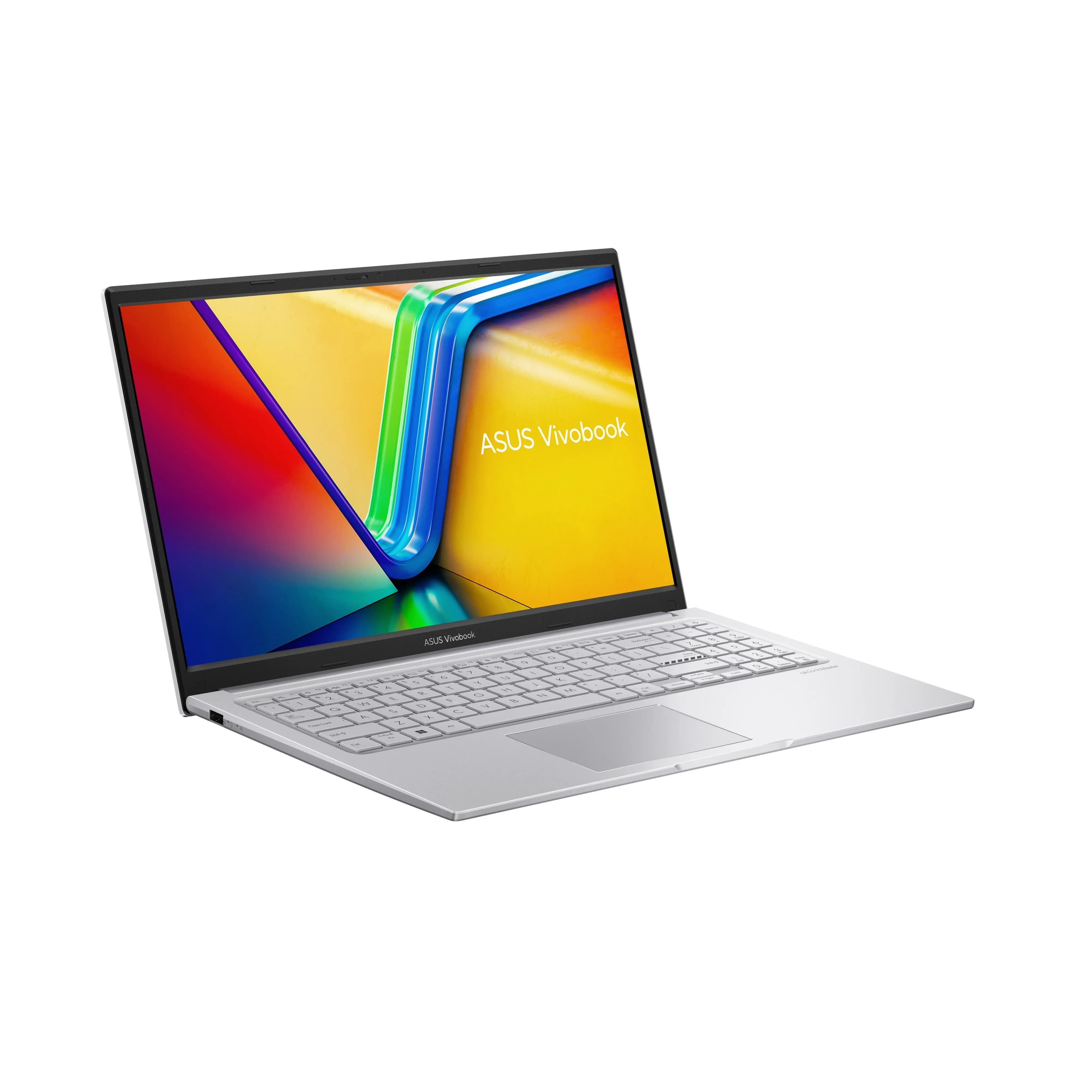 Asus VivoBook 15 F1504VA-BQ336 Intel Core 5-120U (10 ядер/12 потоков, up to 5.0Ghz), 15.6" FULL HD IPS (1920 x 1080), 8GB DDR5, 256GB SSD PCIe NVMe, Intel Graphics, 3xUSB Type-A, 1xUSB Type-C, WiF 6, BT 5.2, 720p HD Camera with Privacy Shutter, Backlit Chiclet Keyboard (Подсветка клавиатуры), Fast Charging (Быстрая зарядка), Eng-Rus, COOL SILVER