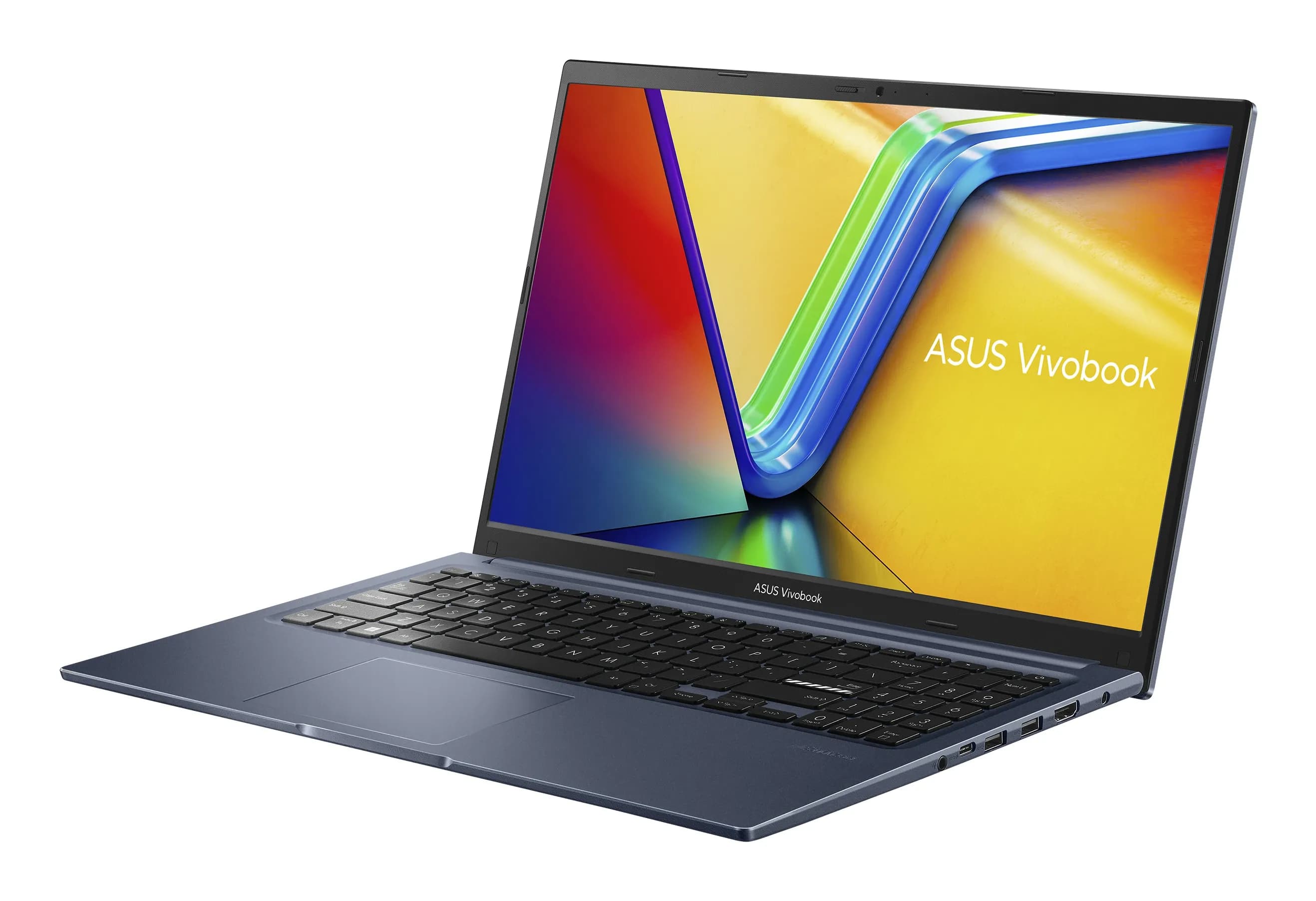 Asus VivoBook 15 X1502VA-BQ903W Intel Core i5-13420H (8 ядер/12 потоков, up to 4.6GHz), 15.6" FULL HD IPS (1920 x 1080), 8GB DDR4-3200Mhz, 256GB SSD PCIe NVMe, Intel UHD Graphics, 3xUSB Type-A, 1xUSB Type-C, WiF 6E, BT 5.2, 720p HD Camera with Privacy Shutter, Fast Charging (Быстрая зарядка), Eng-Rus, QUIET BLUE
