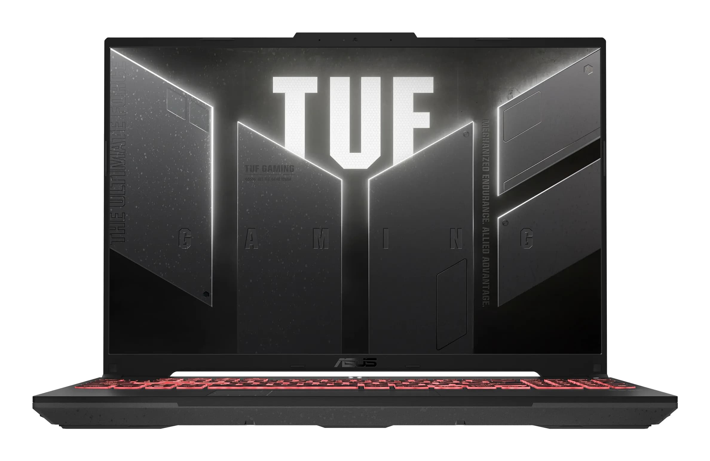 ASUS TUF Gaming A16 FA607NUQ-WS73 AMD Ryzen 7 170 (up to 4.75Ghz), 16.0" WUXGA (1920 x 1200) IPS 144Hz, 16GB DDR5-4800Mhz, 512GB SSD PCIe NVMe M.2, NVIDIA GeForce RTX4050 6GB GDDR6, Wi-Fi 6, BT5.3, Dolby Atmos Sound, LAN, RJ45, 2xUSB Type-A, 2xUSB Type-C, Thunderbolt 4, 720P HD camera, Backlit Chiclet Keyboard 1-Zone RGB, Metallic Top Cover (Металлическая крышка), Quick Charge Type-C (Быстрая зарядка), Copilot key, Eng-Rus, MECHA GRAY + Windows 11 Home.