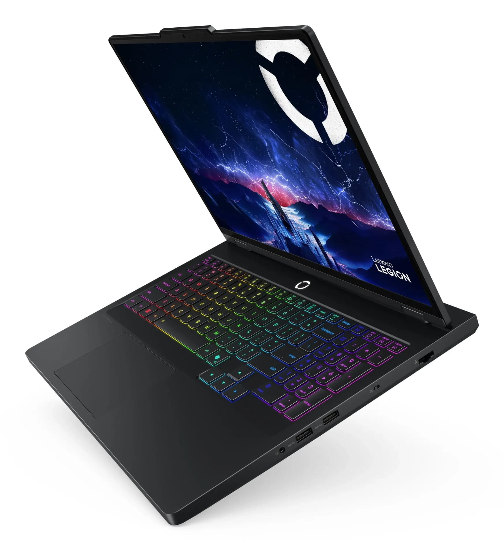 Lenovo Legion Pro 5i 16IAX10H Intel Core Ultra 9 275HX (24 ядра/24 потока, up to 5.4Ghz), 16.0" OLED 2.5K (2560 x 1600, WQXGA) 165Hz, DisplayHDR True Black 1000, 1MS, 32GB DDR5-5600Mhz, 512GB SSD PCIe NVMe M.2, NVIDIA GeForce RTX5070Ti 12GB GDDR7, WiFi 7, BT 5.4, 3xUSB Type-A, 2xUSB Type-C, Thunderbolt 4, 1x RJ-45 Gigabit Ethernet, 5.0MP Camera with Privacy E-Shutter, Audio by HARMAN, Nahimic Audio, 24-Zone RGB Backlit Keyboard (Подсветка клавиатуры), Aluminium Top Cover (Алюминевый корпус), Copilot Button, Eng-Rus, [83LU0006US], ECLIPSE BLACK