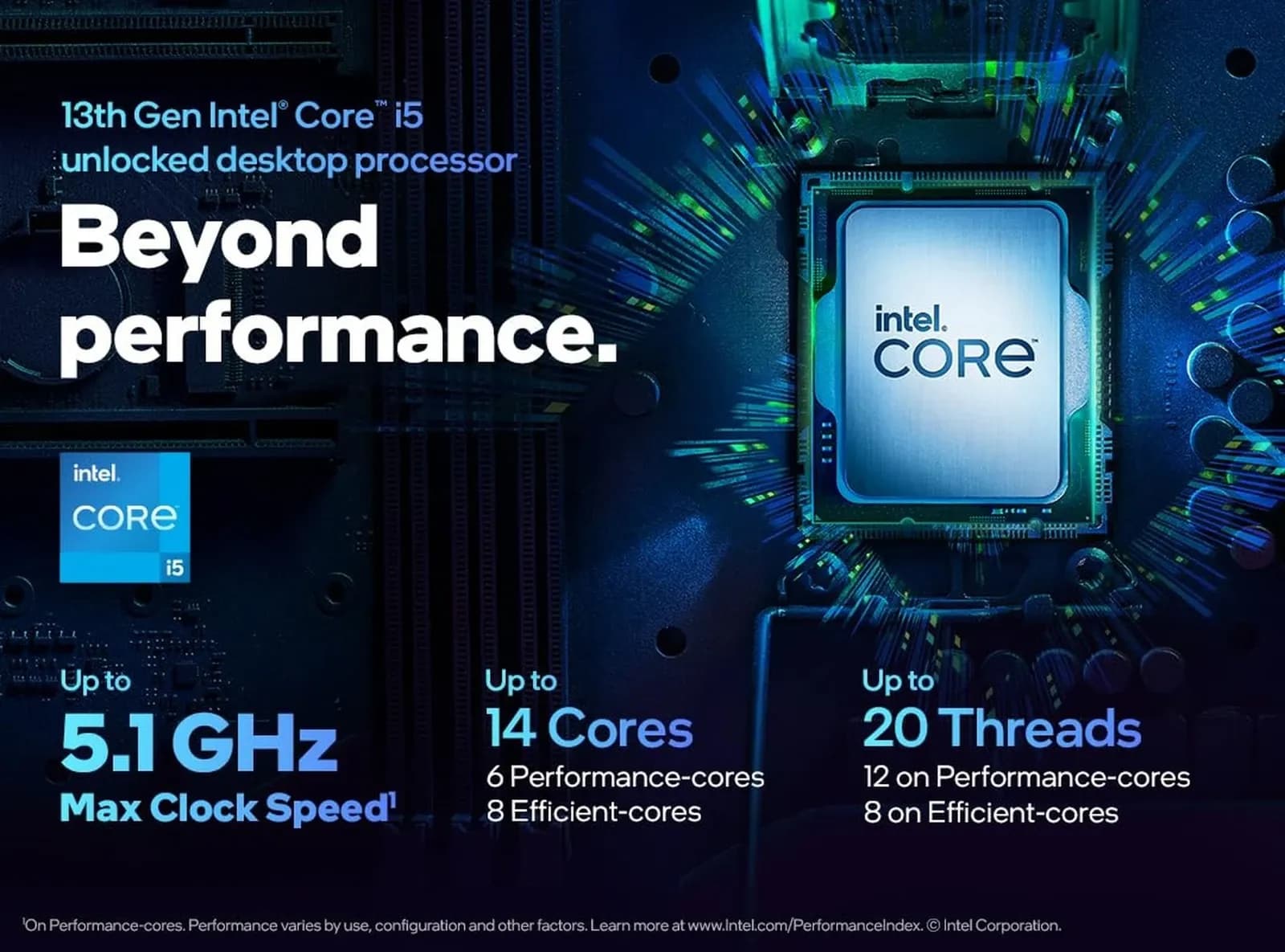 Процессор Intel Core i5-14600К, 2.6 up to 5.3GHz, 24MB Cache, 14 Cores+20 Threads, LGA1700, Tray