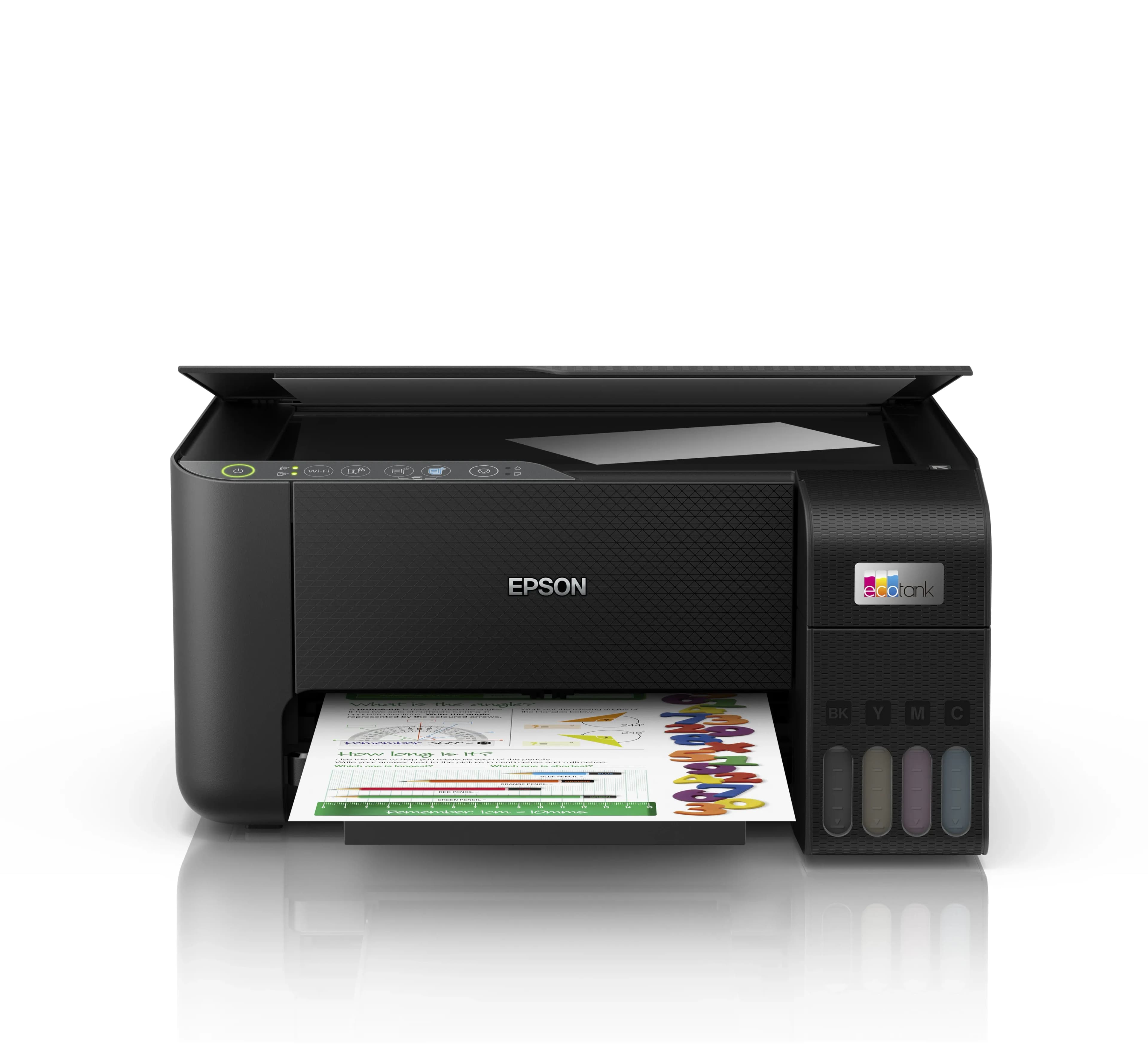 МФУ струйное Epson L3250 (A4, СНПЧ, Принтер, Копир, Сканнер, 33/15ppm, 5760x1440 dpi, 1200x2400сканнер, WiFi, 4-х цветное, Черный)