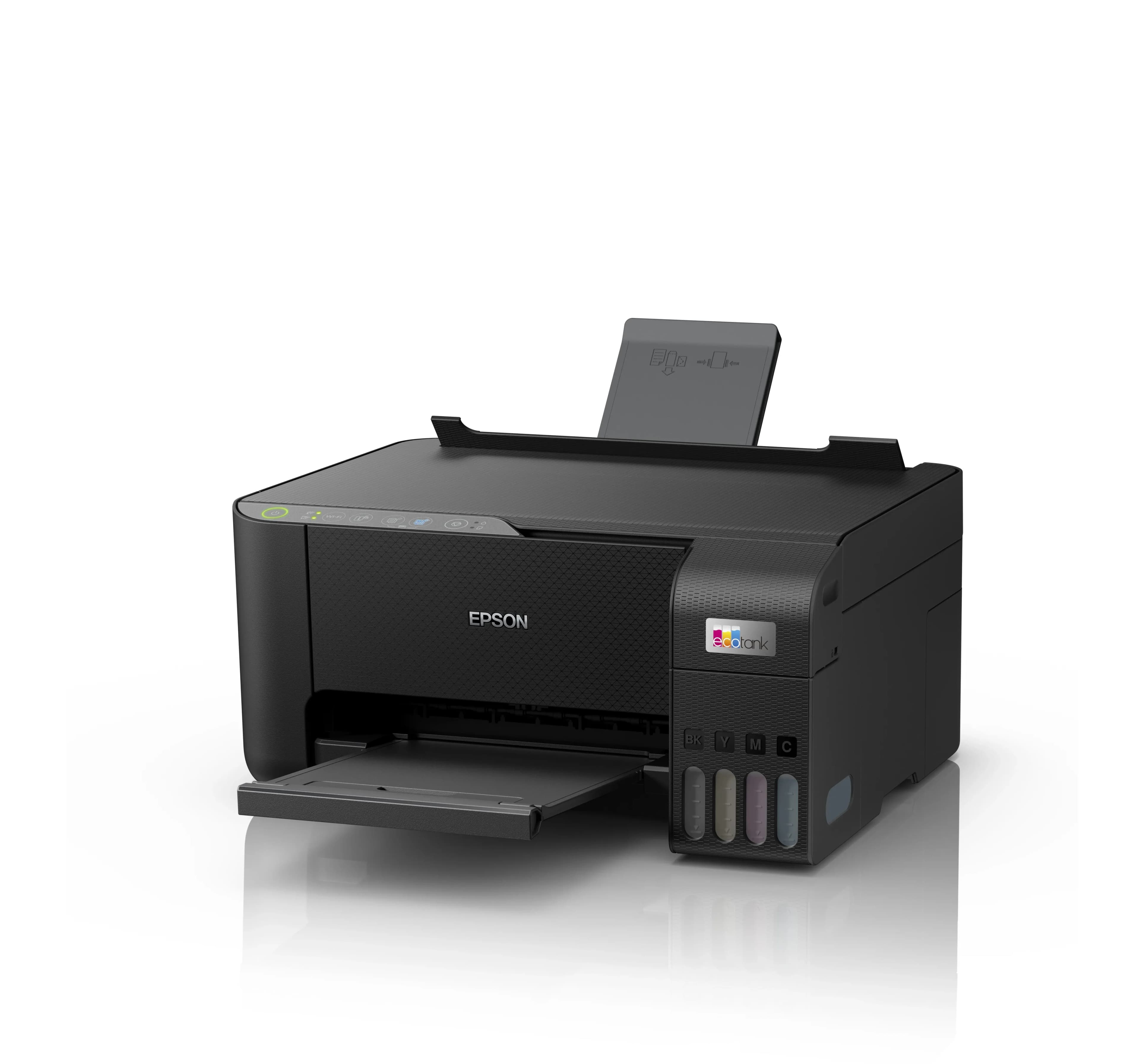 МФУ струйное Epson L3250 (A4, СНПЧ, Принтер, Копир, Сканнер, 33/15ppm, 5760x1440 dpi, 1200x2400сканнер, WiFi, 4-х цветное, Черный)