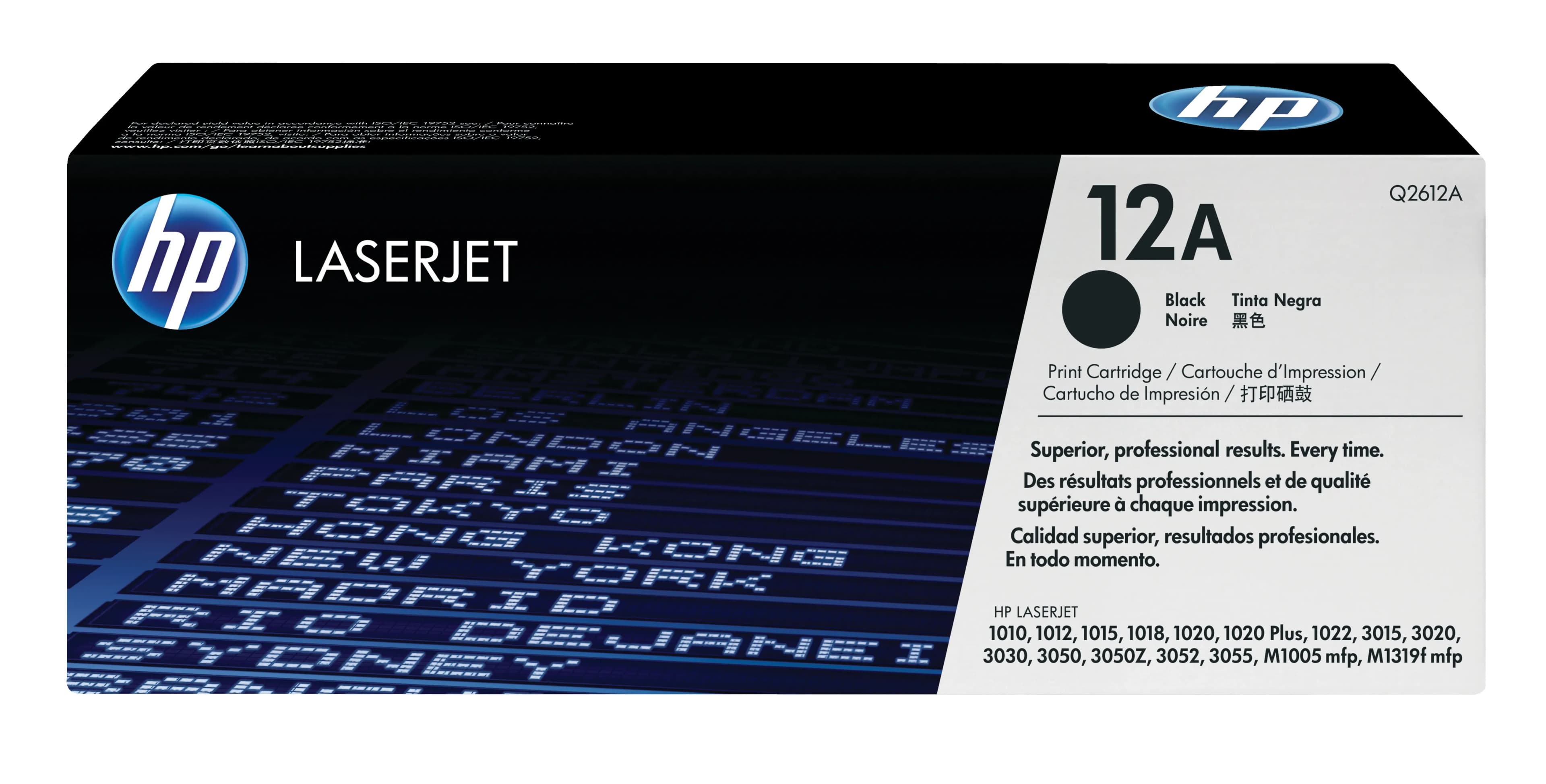 Картридж HP (Q2612A) для лазерного принтера LJ 1010/1012/1015/3020/3030 - T