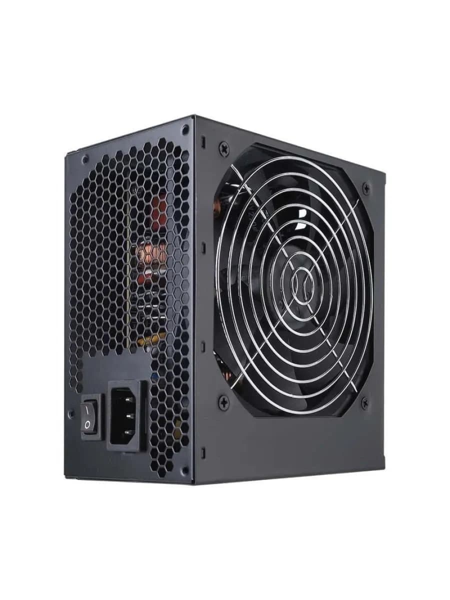 Блок питания 600W Aeromax AM600S, ATX, 80 Plus Bronze, 1x24pin, 2x(4+4)pin, 6xSata, 4xMolex, 2xPCI-E 6+2pin, Вентилятор 14см, Кабель питания 1.5m, Черный