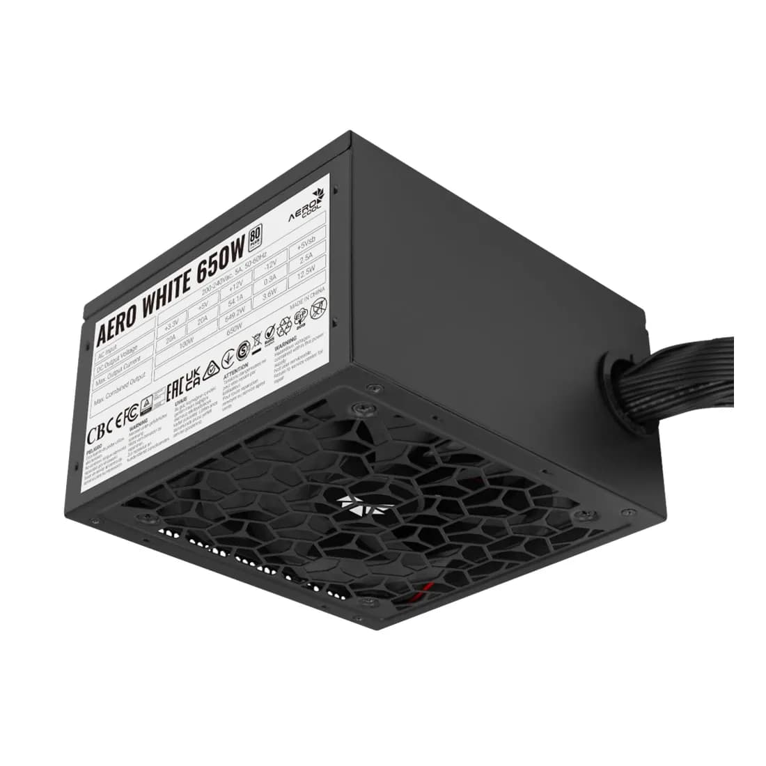 Блок питания 650W Aerocool AERO WHITE 650