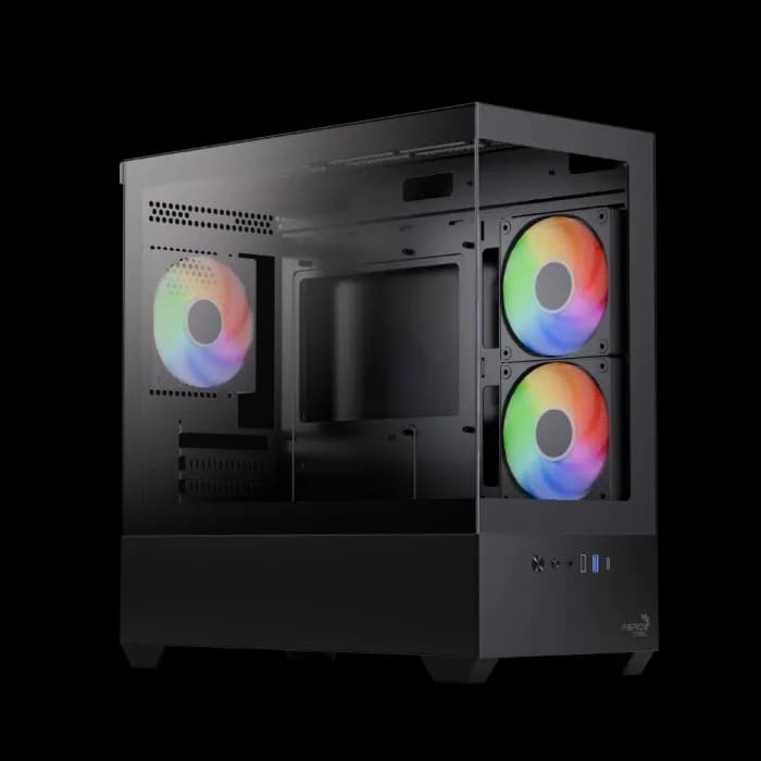 Корпус Aerocool P300D-G-BK-v1