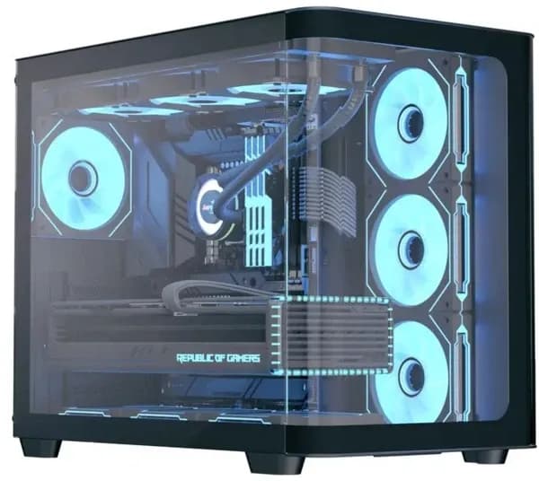 Корпус Aerocool P500C-G-BK-v1