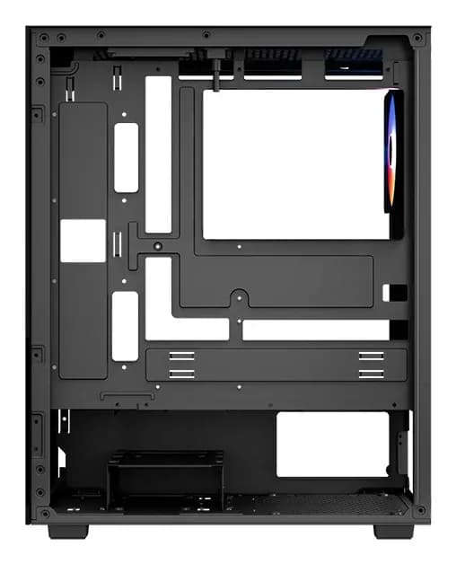 Корпус Aerocool Pivot-G-BK-v1, ATX/micro ATX/mini-ITX, USB 3.0/2*2.0, HD-Audio+Mic,установлен кулер 12cm,Выс .проц.кул. до 170мм,Дл VGA до 345мм (без пер.кул),2*3.5"/2*2.5",Толщ 0,5мм, 223.5x448.5x369.5мм, Без Б/П,Черный