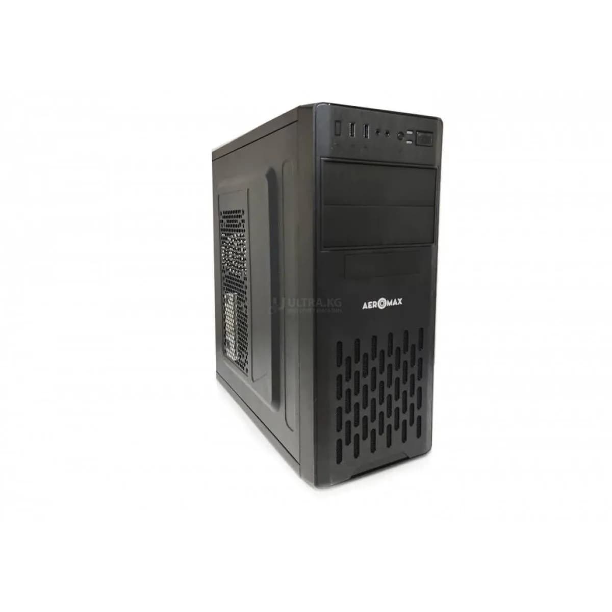 Корпус Aeromax WSC-3012 Black with USB, Audio Panel, ATX/Micro ATX, 0.4mm, USBx2.0 , HD-Audio, 1x5.25"/2x3.5",VGA 310mm, CPU высота 155mm,400x170x385mm,Без Б/П