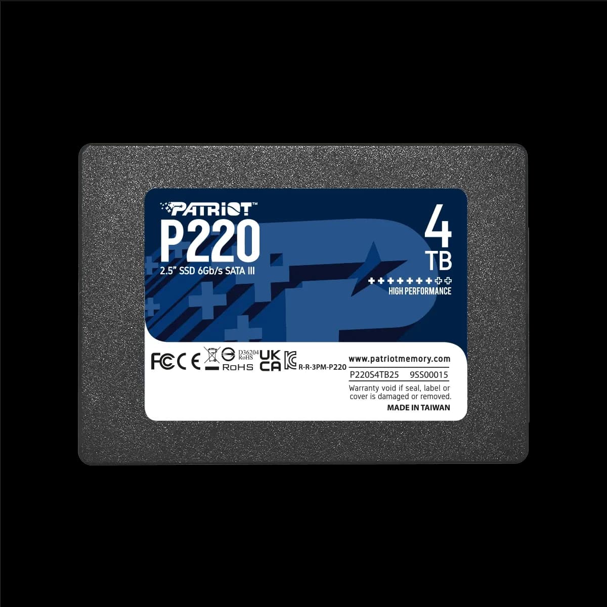 SSD PATRIOT P220 2TB 3D NAND SATAIII 550/500MB