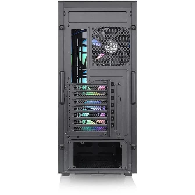 Корпус Thermaltake Divider 500 TG ARGB/Black CA-1T4-00M1WN-01, 3mm Tempered Glass x 4, ATX/Micro ATX/Mini ITX USB2x3.0+1xTypeC, HD-Audio, Высота CPU куллера до 170мм, VGA до 390мм, 530x230x466мм, Без Б/П, Черный