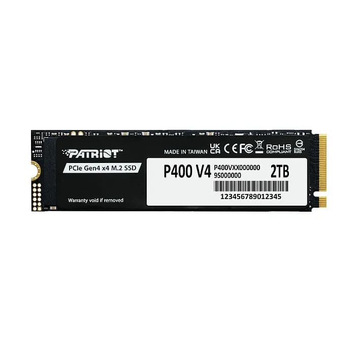 SSD PATRIOT P400 V4 2TB M.2 2280 PCIe 4.0 x4 NVMe 6200/5200