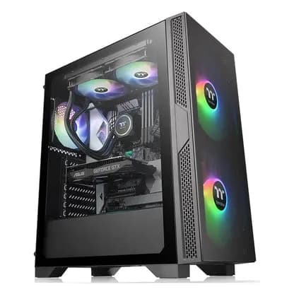 Корпус Thermaltake Versa T25 TG CA-1R5-00M1WN-00 ATX/Micro ATX/Mini ITX USB1x3.0+2x2.0