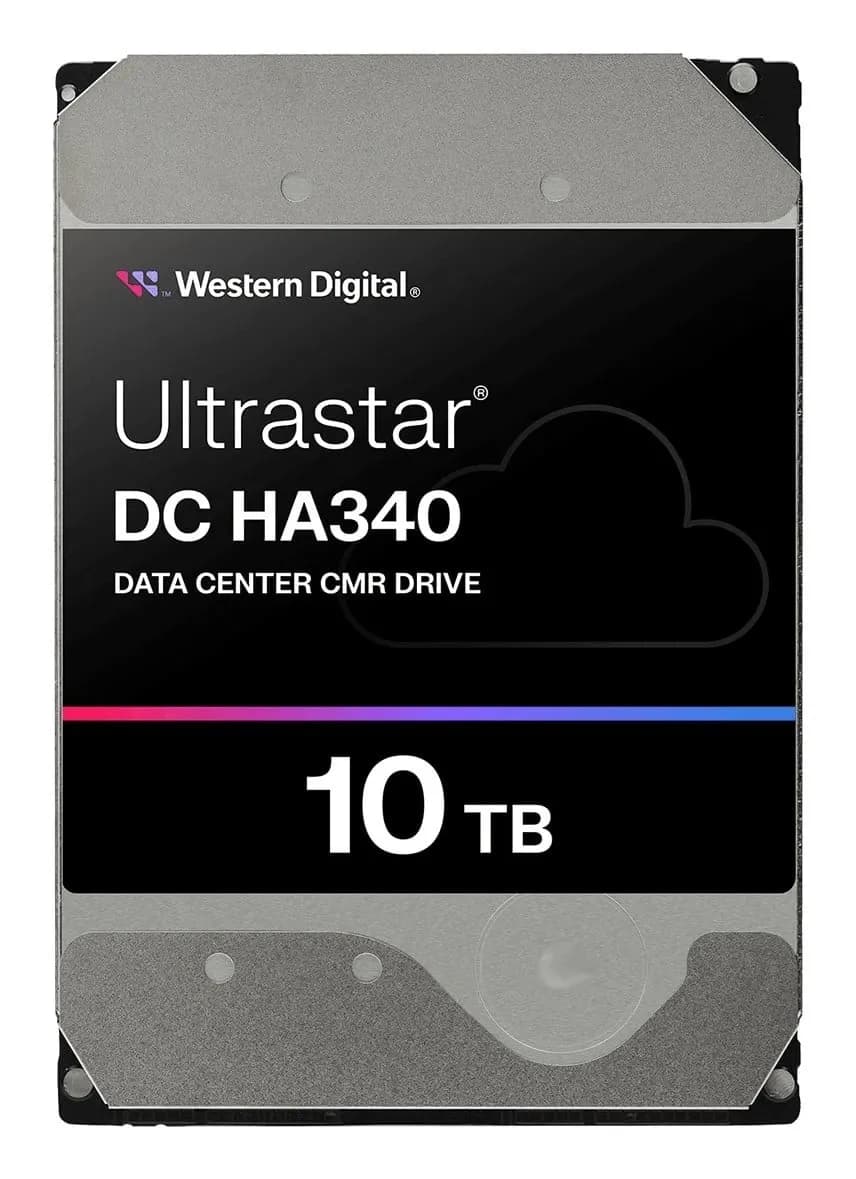 Жесткий диск HDD 10TB Western Digital Ultrastar DC HA340, 7200 об/мин, 512MB Cache, SATA III