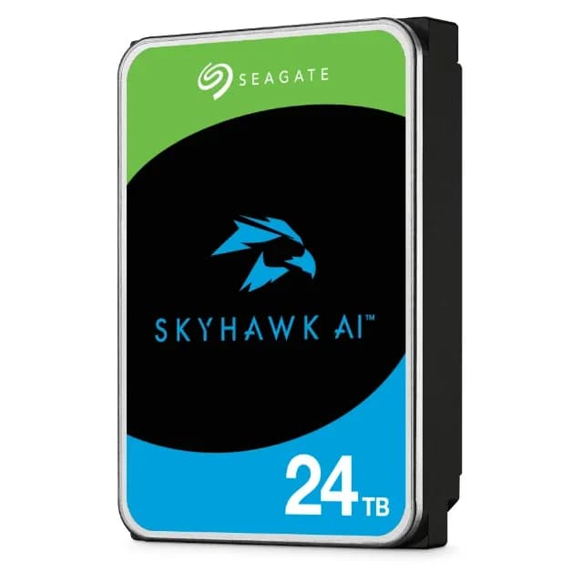 Seagate SkyHawk AI внутренний жесткий диск 24 TB 7200 RPM 512 MB 3.5" Serial ATA III [ST24000VE002]