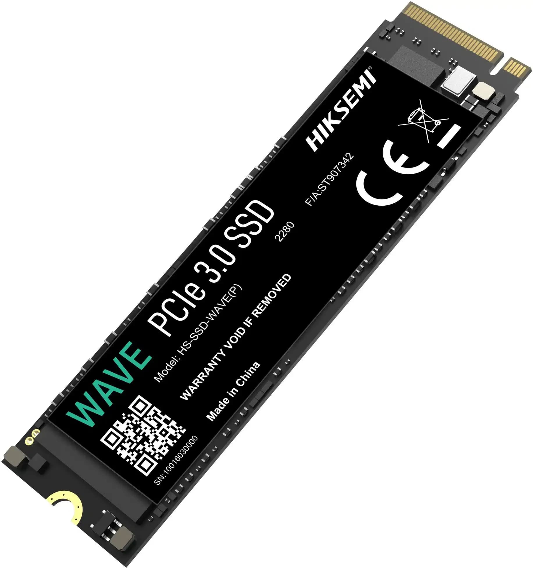 Твердотельный накопитель 1024GB SSD HIKSEMI (HIKVISION) WAVE(P), 3D NAND, M.2 2280 PCIe NVMe