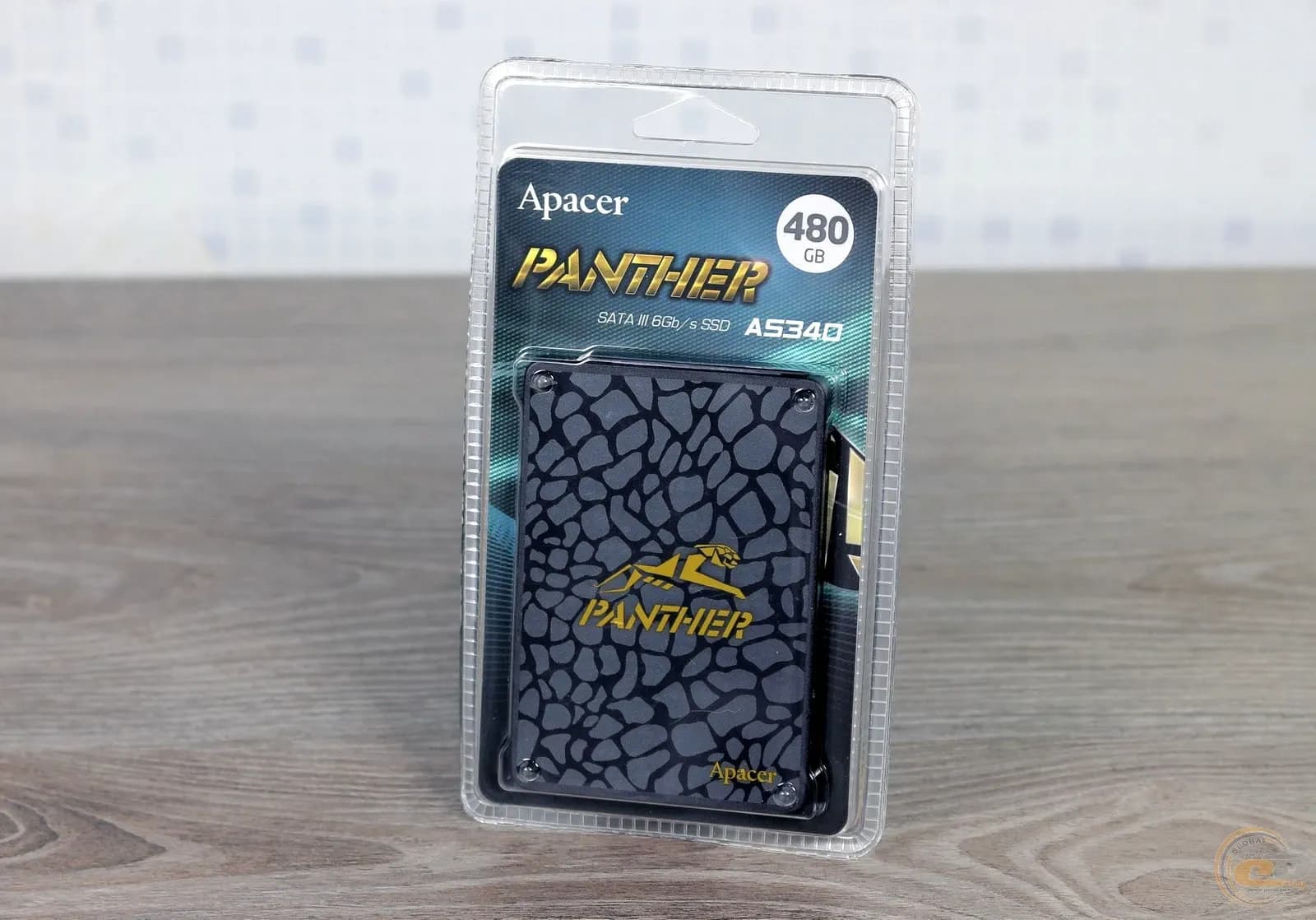 Твердотельный накопитель SSD 480GB Apacer AS340 Panther, SATAIII, Read/Write up 550/520MB/s [AP480GAS340G-1]