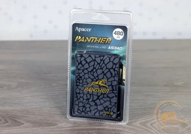 Твердотельный накопитель SSD 480GB Apacer AS340 Panther [AP480GAS340G-1]