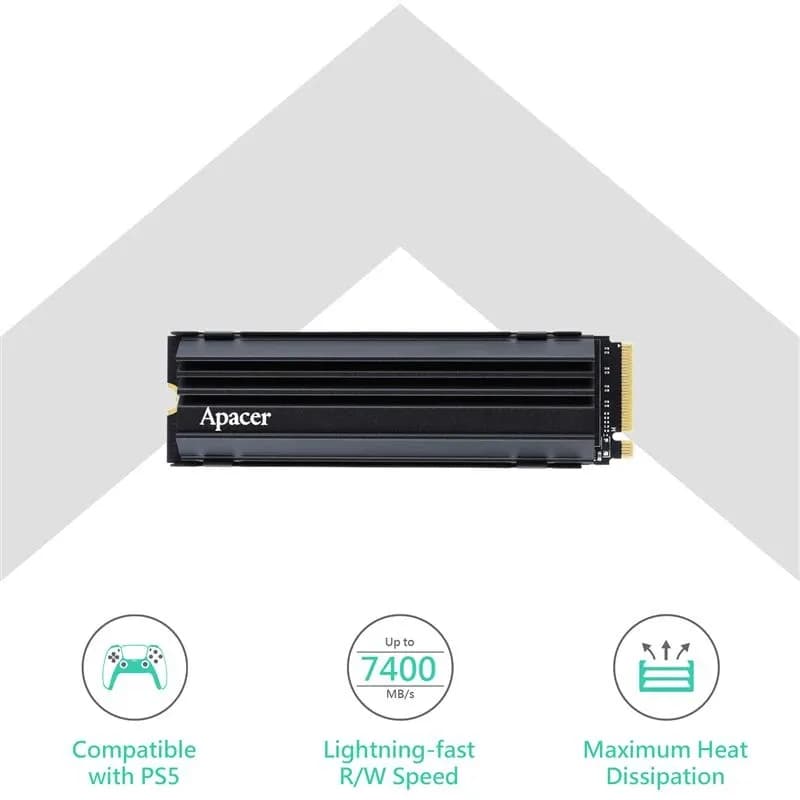 Твердотельный накопитель SSD 4TB Apacer 2280M M.2 PCI-E Gen4 x4 [AP4TBAS2280Q4U-1]