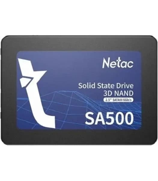 Твердотельный накопитель SSD 512GB Netac SA500 3D NAND SATA 2.5-inch, Read/Write up 520/450MB/s [NT01SA500-512-S3X]