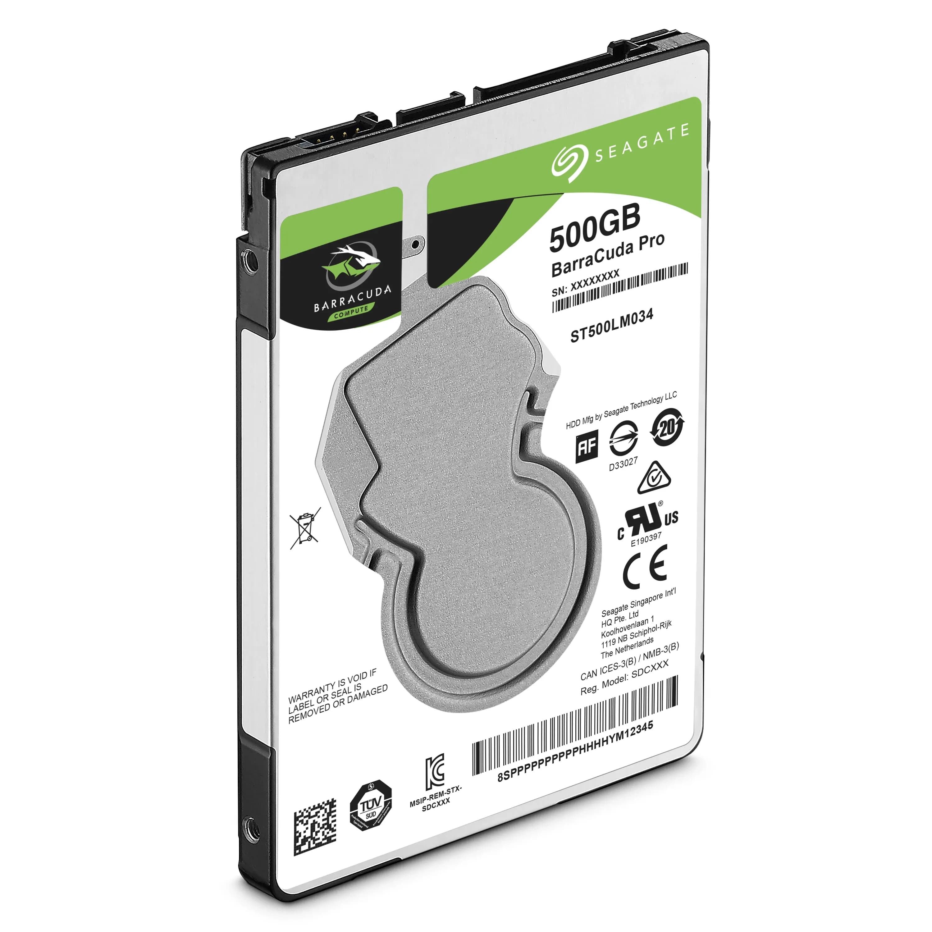 Жесткий диск HDD 500GB, Seagate, 7200rpm, 128MB Cache, SATA600, NCQ [ST500LM034] ноутбучный