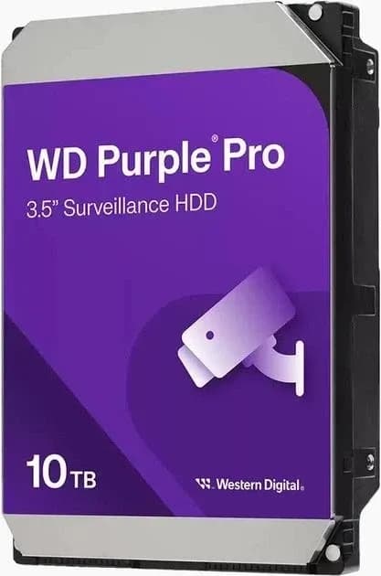 WD 10TB 7200rpm 256MB WD102PURP PURPLE SURVEILLANCE SATA3