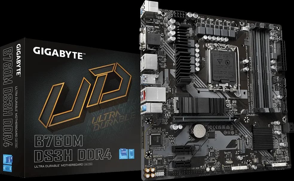 Матплата Gigabyte B760M DS3H DDR4