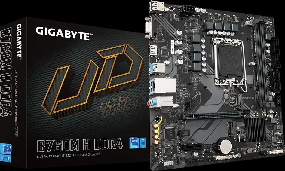 Матплата Gigabyte B760M H DDR4