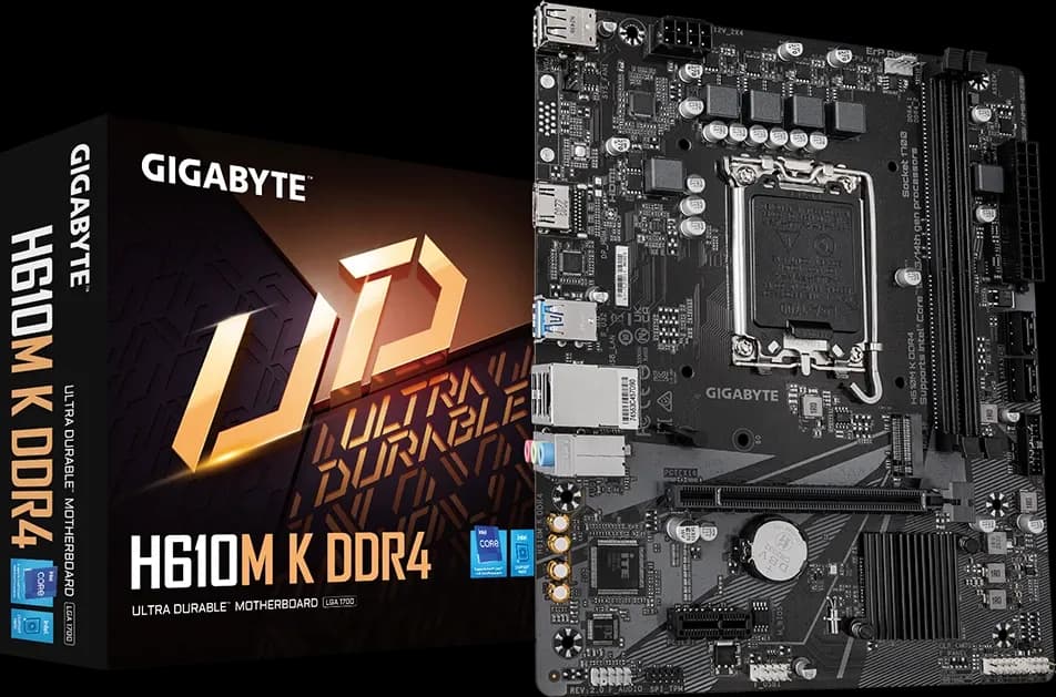 Матплата Gigabyte H610M K DDR4